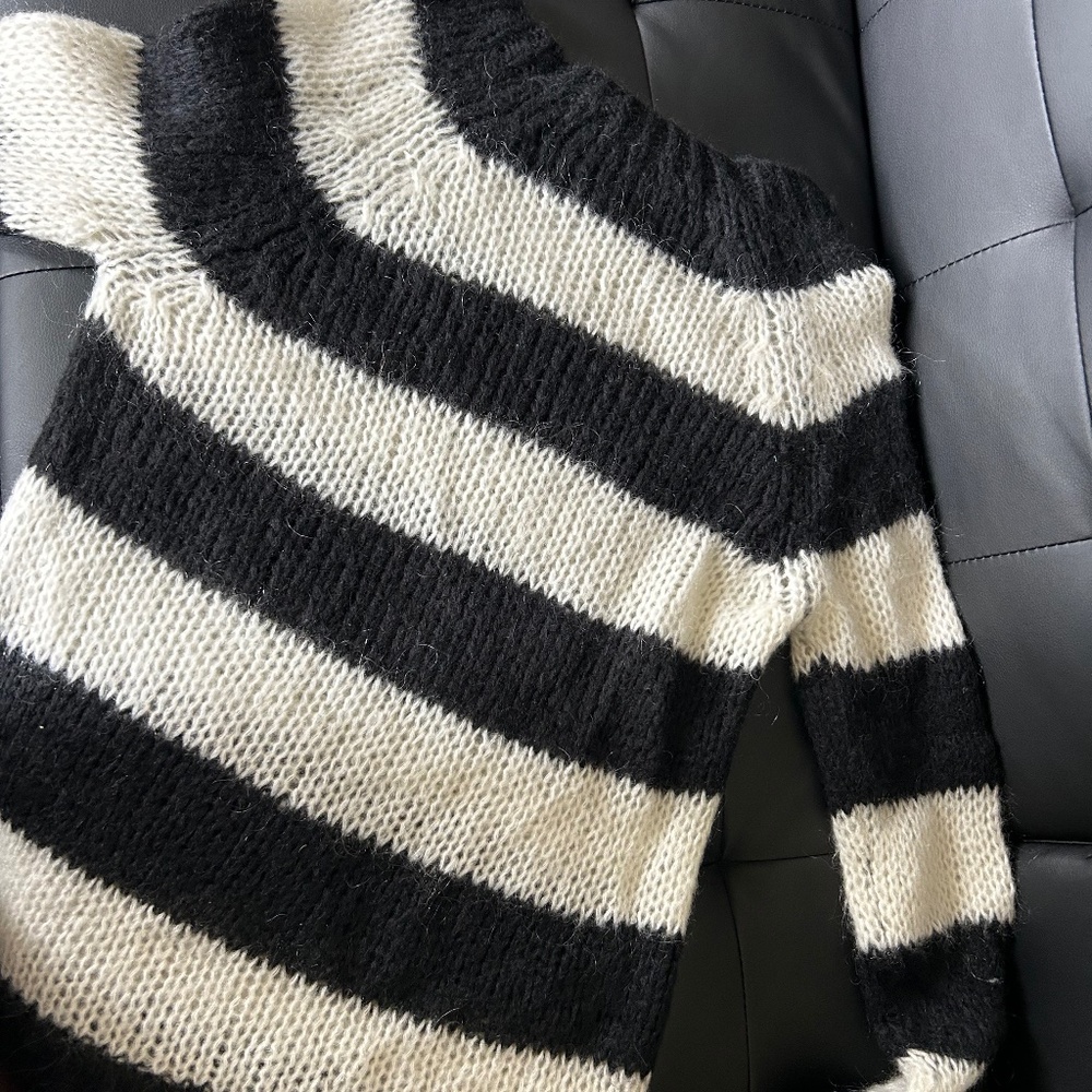 Cozy wool striped sweater